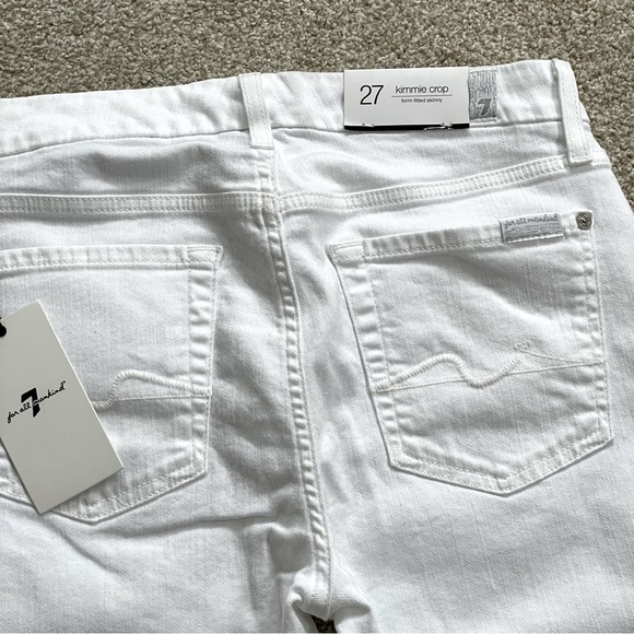 NWT - 7 For All Mankind Women’s Kimmie Crop - Form Fitted Skinny Jeans Size 27 - Picture 6 of 9